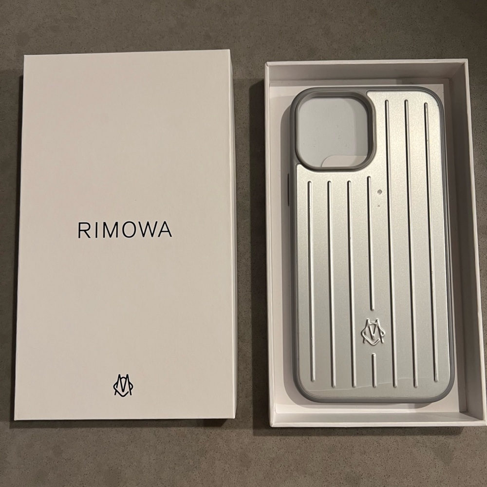 Rimowa Silver Case for iPhone 13 Pro Max